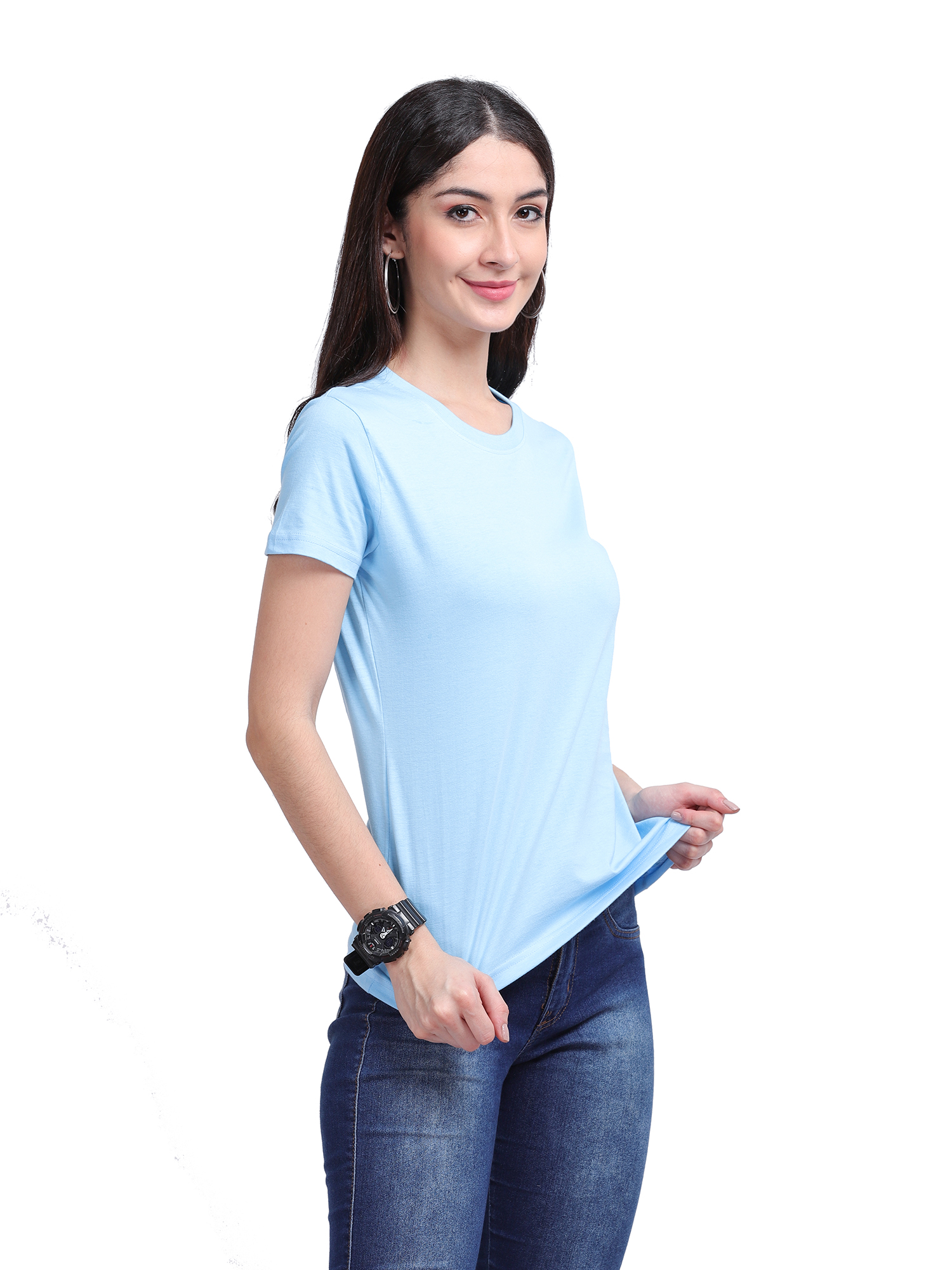 ROUND NECK COTTON T-SHIRT