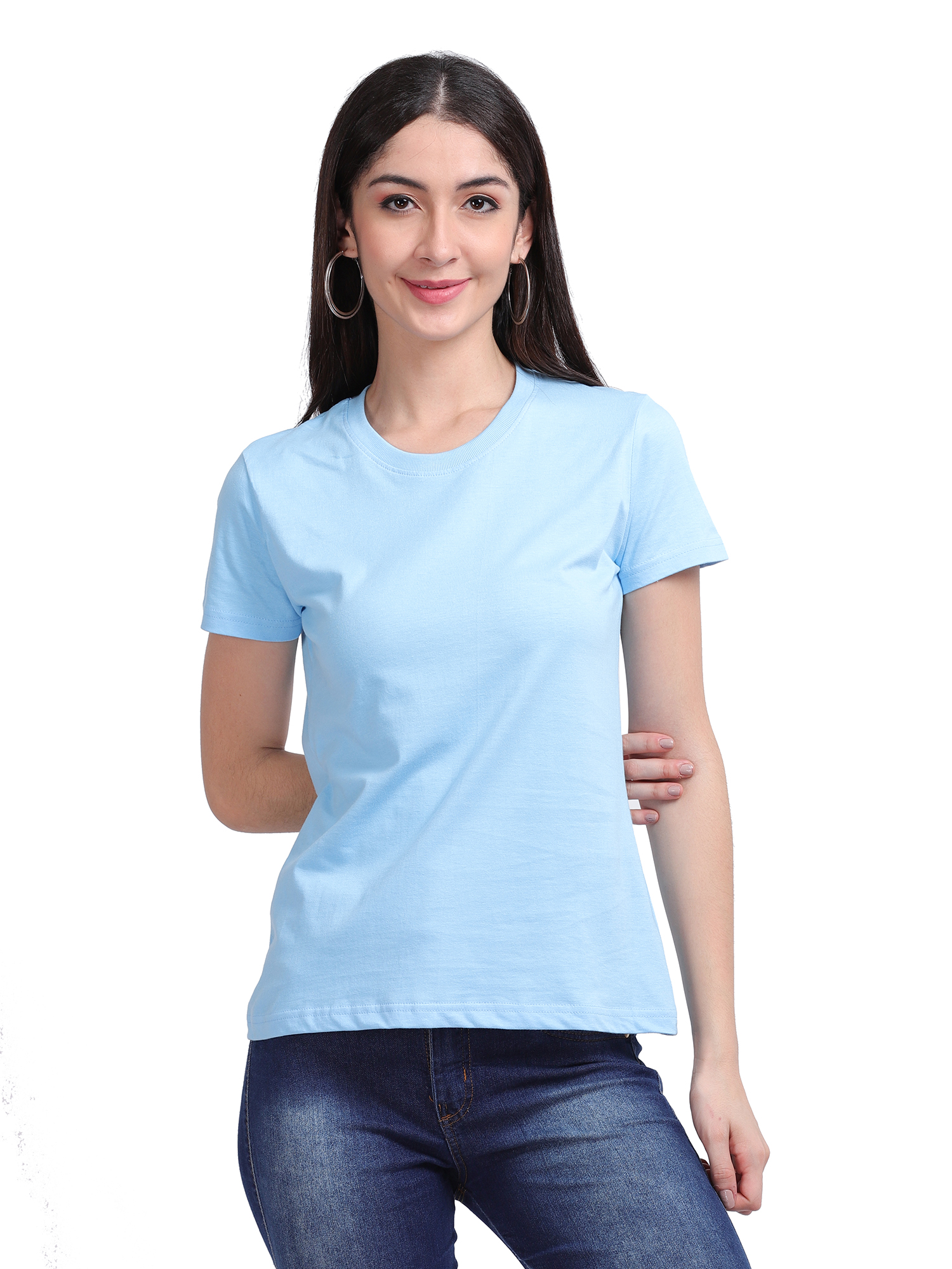 ROUND NECK COTTON T-SHIRT