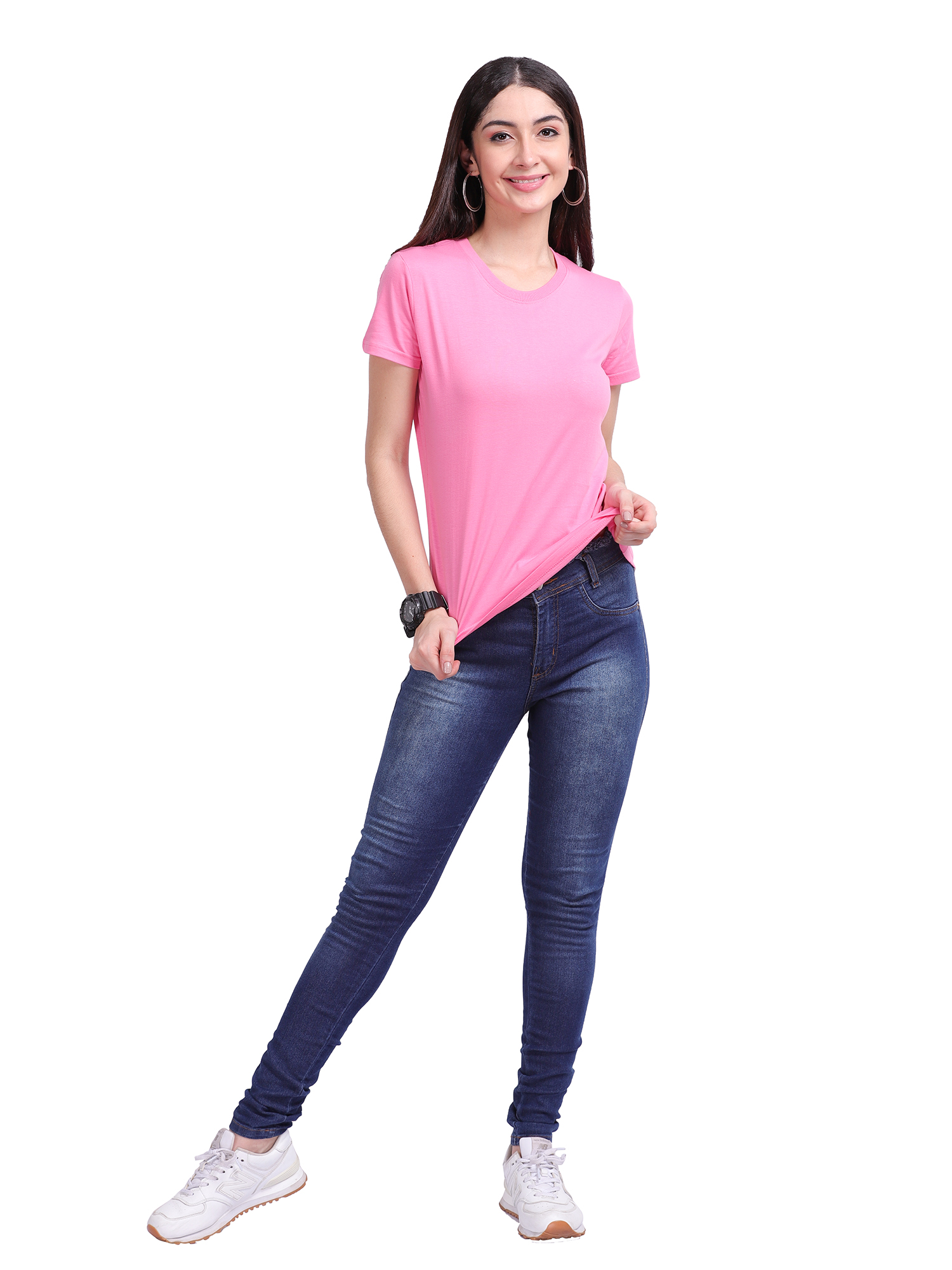 ROUND NECK COTTON T-SHIRT