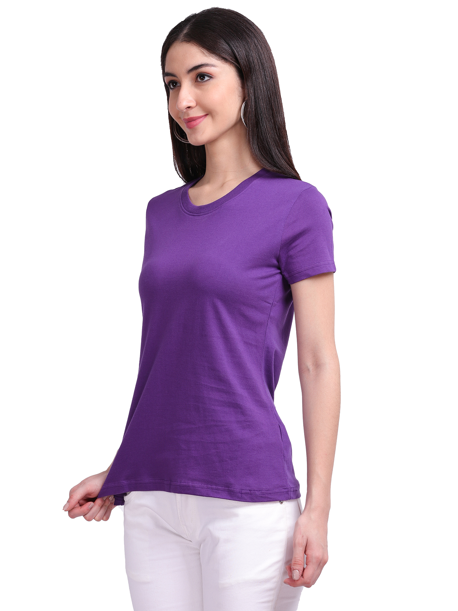 ROUND NECK COTTON T-SHIRT