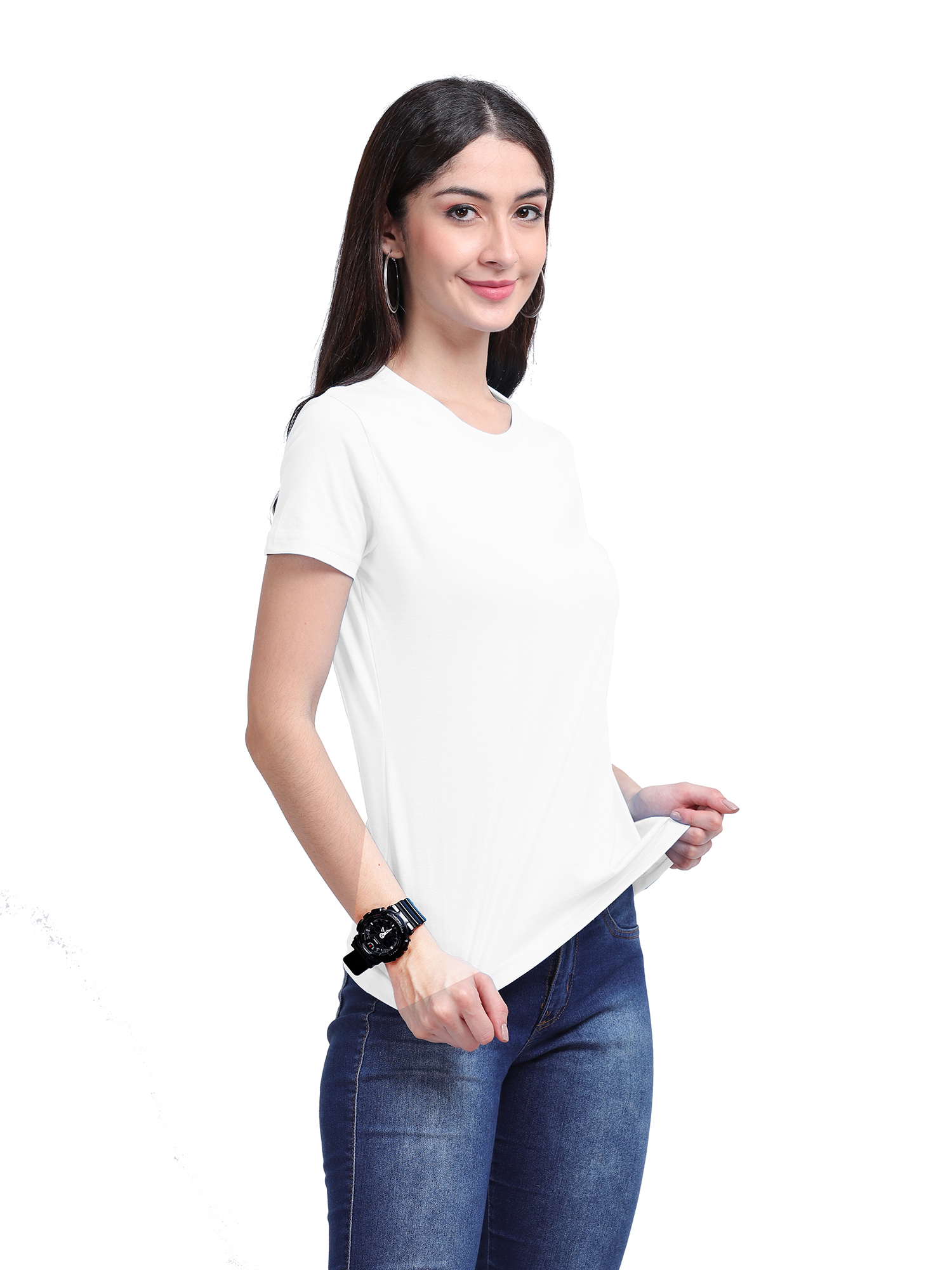 ROUND NECK COTTON T-SHIRT